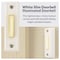 Newhouse Hardware Lighted Door Chime Push Button, White BT3WL - alternate 6